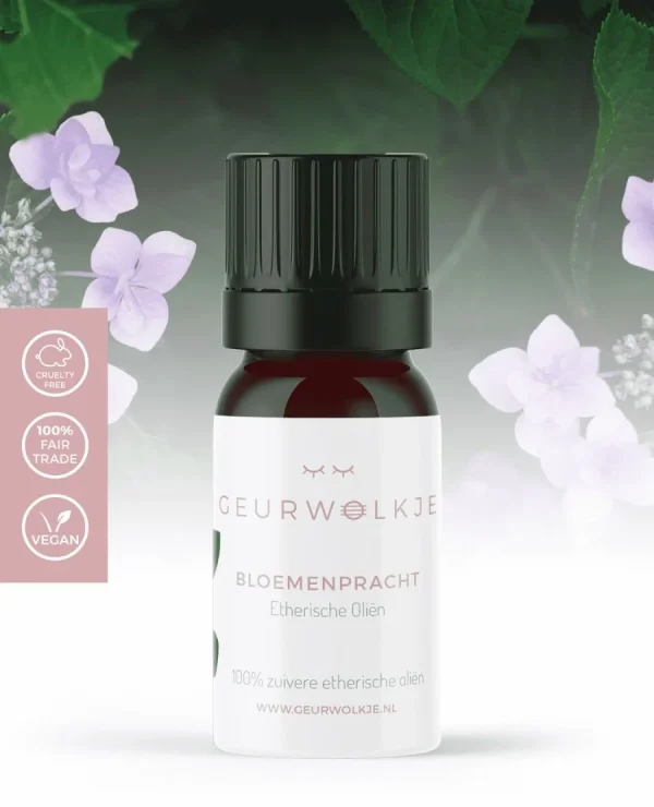 Bloemenpracht - Geurwolkje® Blend - 100% Etherische Olie - 5 en 10 ml - 51Dnspod | Smaakvolle damp – Verzendkosten vrij vanaf 40€