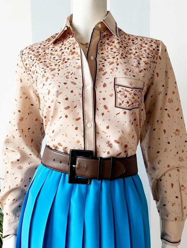 70s trompe l'oeil blouse - 51Dnspod | Smaakvolle damp – Verzendkosten vrij vanaf 40€