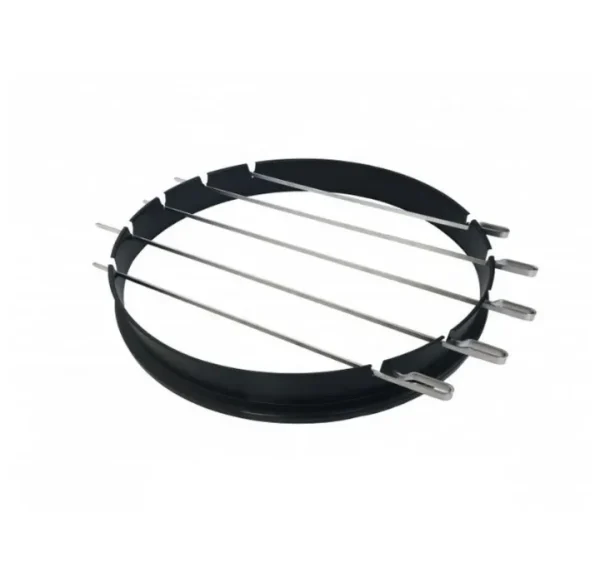 BBQ Rotisserie Ring 57cm met Spiesen Set - 51Dnspod | Smaakvolle damp – Verzendkosten vrij vanaf 40€