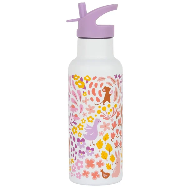 a little lovely company rvs drinkfles bloementuin - 500 ml - 51Dnspod | Smaakvolle damp – Verzendkosten vrij vanaf 40€
