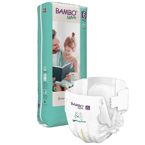Bambo Nature XL 6 - Luiers (Grootverpakking) - 51Dnspod | Smaakvolle damp – Verzendkosten vrij vanaf 40€