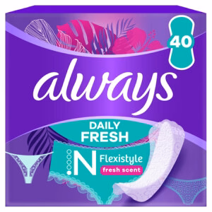 Always Inlegkruisjes Fresh Flexistyle 40 stuks - 51Dnspod | Smaakvolle damp – Verzendkosten vrij vanaf 40€ Always Inlegkruisjes Fresh Flexistyle 40 stuks - 51Dnspod | Smaakvolle damp – Verzendkosten vrij vanaf 40€