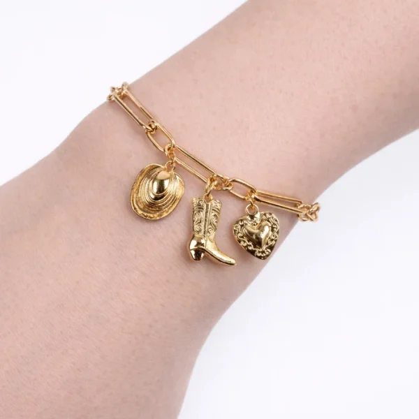 Armband cowboy goud #430 - 51Dnspod | Smaakvolle damp – Verzendkosten vrij vanaf 40€