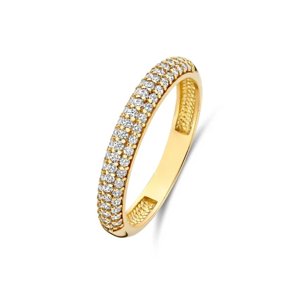Beloro Jewels Monte Napoleone Stella 9 karat gold ring with zirconia BO330033-50 - 51Dnspod | Smaakvolle damp – Verzendkosten vrij vanaf 40€