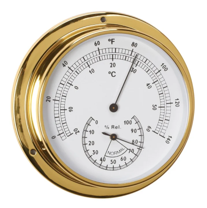 ANVI th/hygrometer 120mmø messing - 51Dnspod | Smaakvolle damp – Verzendkosten vrij vanaf 40€ ANVI th/hygrometer 120mmø messing - 51Dnspod | Smaakvolle damp – Verzendkosten vrij vanaf 40€