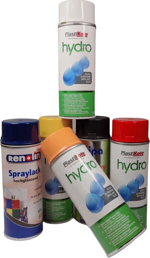 1 Spuitbus - Partij bekende merken Mix kleuren 400ml - 51Dnspod | Smaakvolle damp – Verzendkosten vrij vanaf 40€