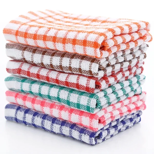 6 stuks katoenen keuken theedoeken - 51Dnspod | Smaakvolle damp – Verzendkosten vrij vanaf 40€